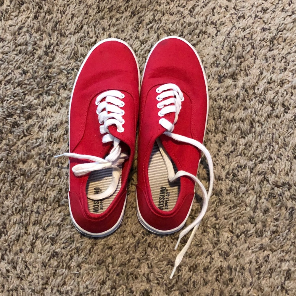 Red Van like shoes